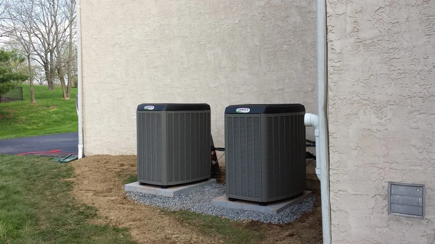 Dual lennox ac units for zoned system installed at large residential home