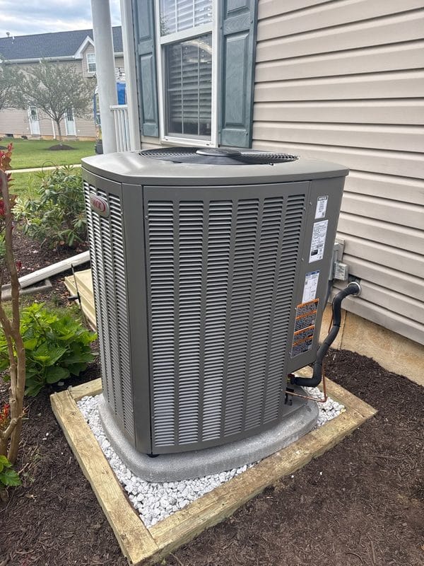 Lennox premium ac installation at bucks county home
