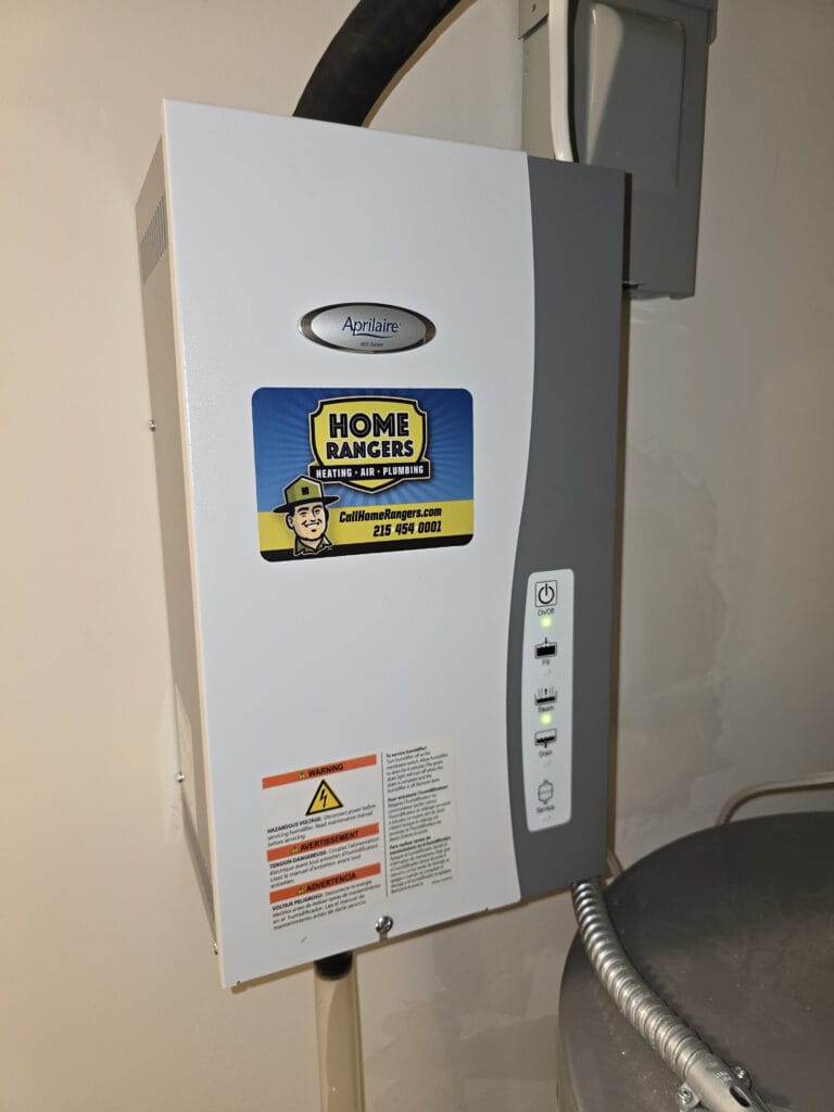 Humidifier related to iaq service