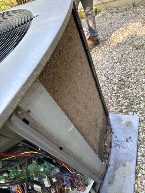 Responded to a no-cooling issue in doylestown, pa 18901. The thermostat had failed, and the outdoor condenser was clogged with dirt. We replaced the lennox s30 thermostat with the new s40 communicating thermostat, performed a full chemical cleaning of the condenser, and verified proper system operation. Home now, enjoying reliable comfort again.