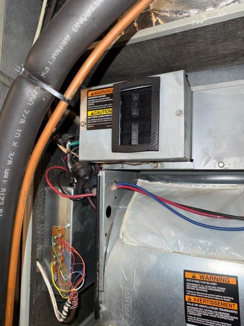 Completed a heating and cooling diagnostic in  morrisville, pa 19067. Found the system low on r-22 refrigerant caused by an evaporator coil leak. Turned off the outdoor unit, activated emergency heat, and shared repair solutions with the homeowner.
