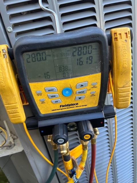 Completed an evaporative coil replacement on a lennox system in richboro, pa 18954. Removed the old coil, purged copper lines, installed the new coil, performed a leak test, and recharged the system to manufacturer specs. Backed by a 2-year labor warranty for peace of mind.