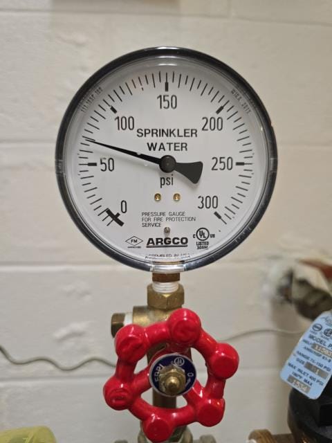 Completed backflow device testing on a fire suppression line in wyndmoor, pa 19038. During the test, the relief valve failed to open as required, so we scheduled a repair visit to correct the issue. Ensuring reliable fire protection for another local business.