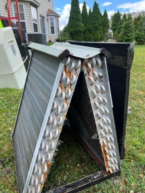 Completed compressor replacement in southampton, pa 18966. Recovered old refrigerant, installed a new compressor, replaced the filter drier, and performed a full leak check and vacuum. Cleaned the evaporator coil, installed a new capacitor, and recharged with pure refrigerant. System cooling is strong again.