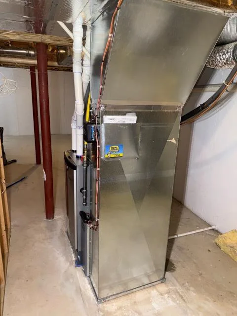 Installed a lennox elite dual-fuel system, featuring a 20. 0 seer2 heat pump and 98. 1% afue furnace. Replaced the entire system, added a communicating thermostat, and ensured optimal performance and quiet operation.