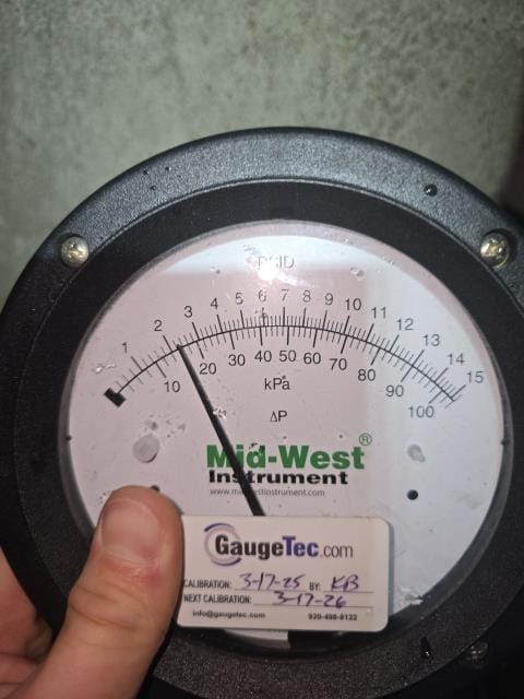 Conducted certified backflow preventer testing for a winery and catering facility. The device passed with no errors, ensuring compliance and water supply protection.