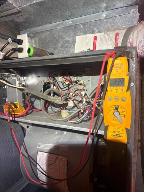 Philadelphia, pa - we addressed a heat pump issue for a long-time customer. After checking the filter and outdoor unit, we found low refrigerant. We recharged it and installed a leak sealer. Post-service, the system reached the desired temperature efficiently.