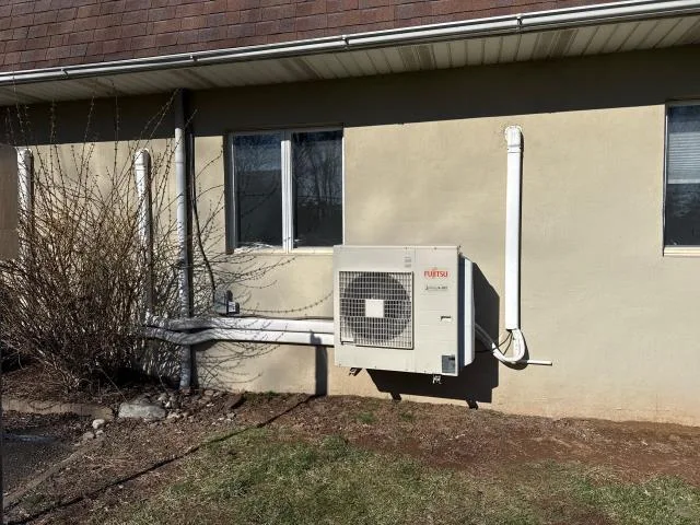 Diagnosed a shorted compressor in a fujitsu heat pump. Replaced the compressor, control boards, and thermistors. Reflared refrigerant connections, pressure-tested, and recharged with r-410a. Commissioned the system, ensuring all three zones functioned correctly.