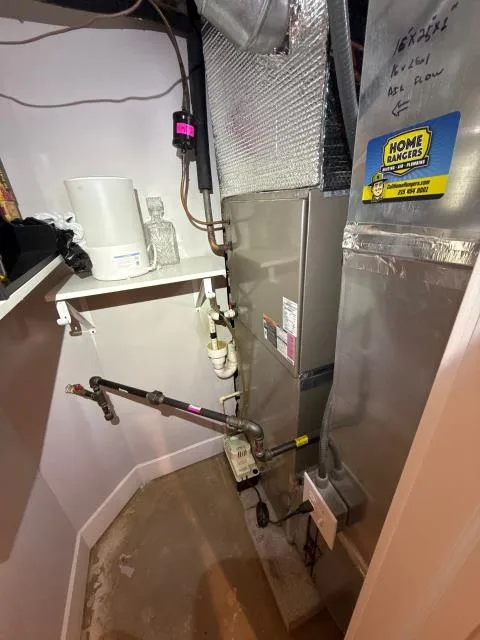 A customer's hvac system was noisy and shaking. After inspection, a broken blower wheel was found. Safety first, power was shut off. Replacement options were discussed, and a proposal is being reviewed.