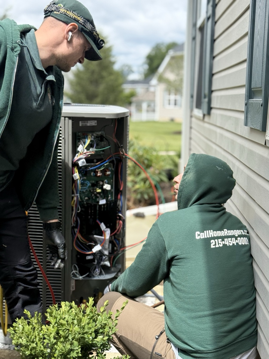 Air conditioning repair diagnostic work