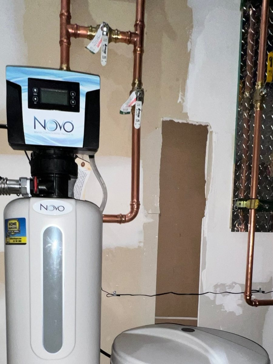 Water softener installation